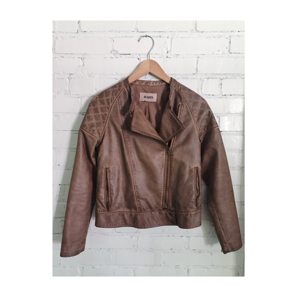 BB Dakota Faux Leather Jacket